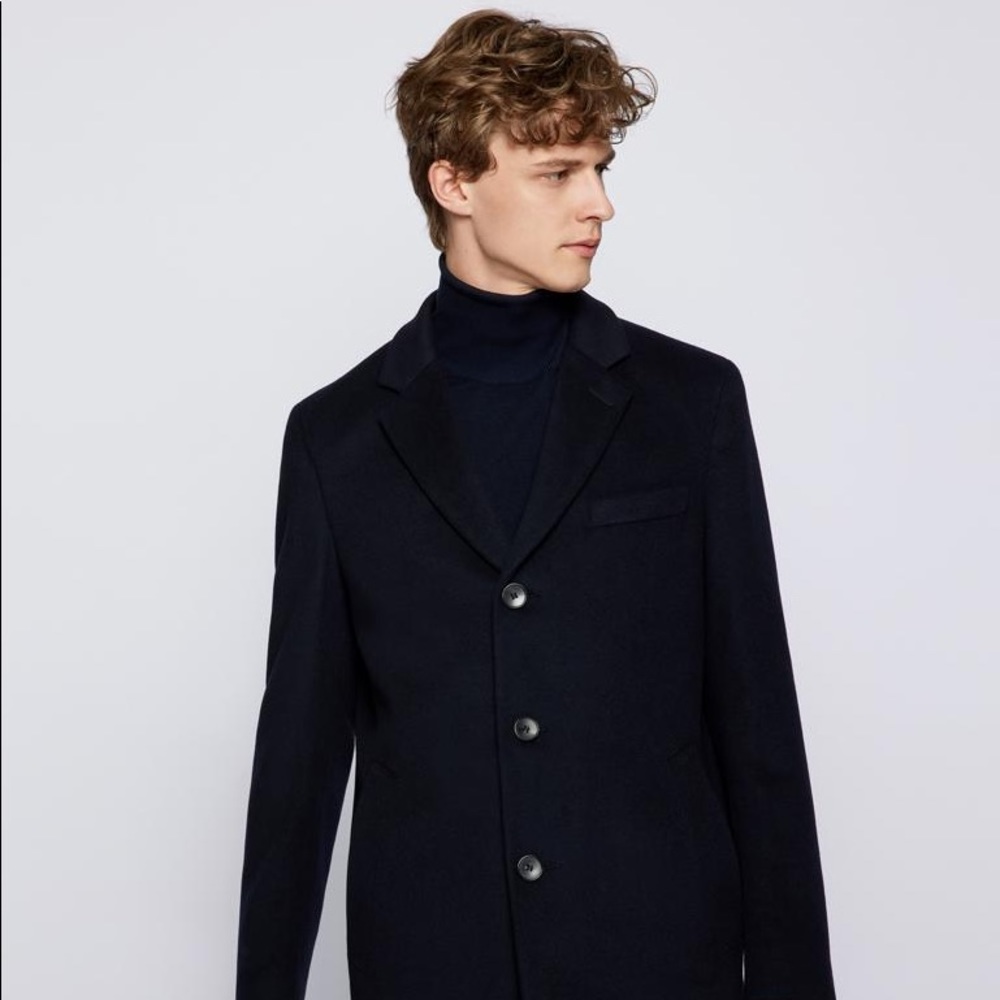 Hugo Boss wool and cashmere coat